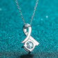 Unique and Chic Moissanite Pendant Necklace