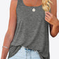 CHICbabe Full Size Curved Hem Square Neck Tank