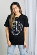 mineB Full Size Butterfly Graphic Tee Shirt *