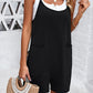 Spaghetti Strap Romper with Pockets
