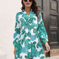 Joan Paisley Print Johnny Collar Smocked Dress