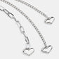 BeyondBeautiful CCB Bead Heart Charm Belt