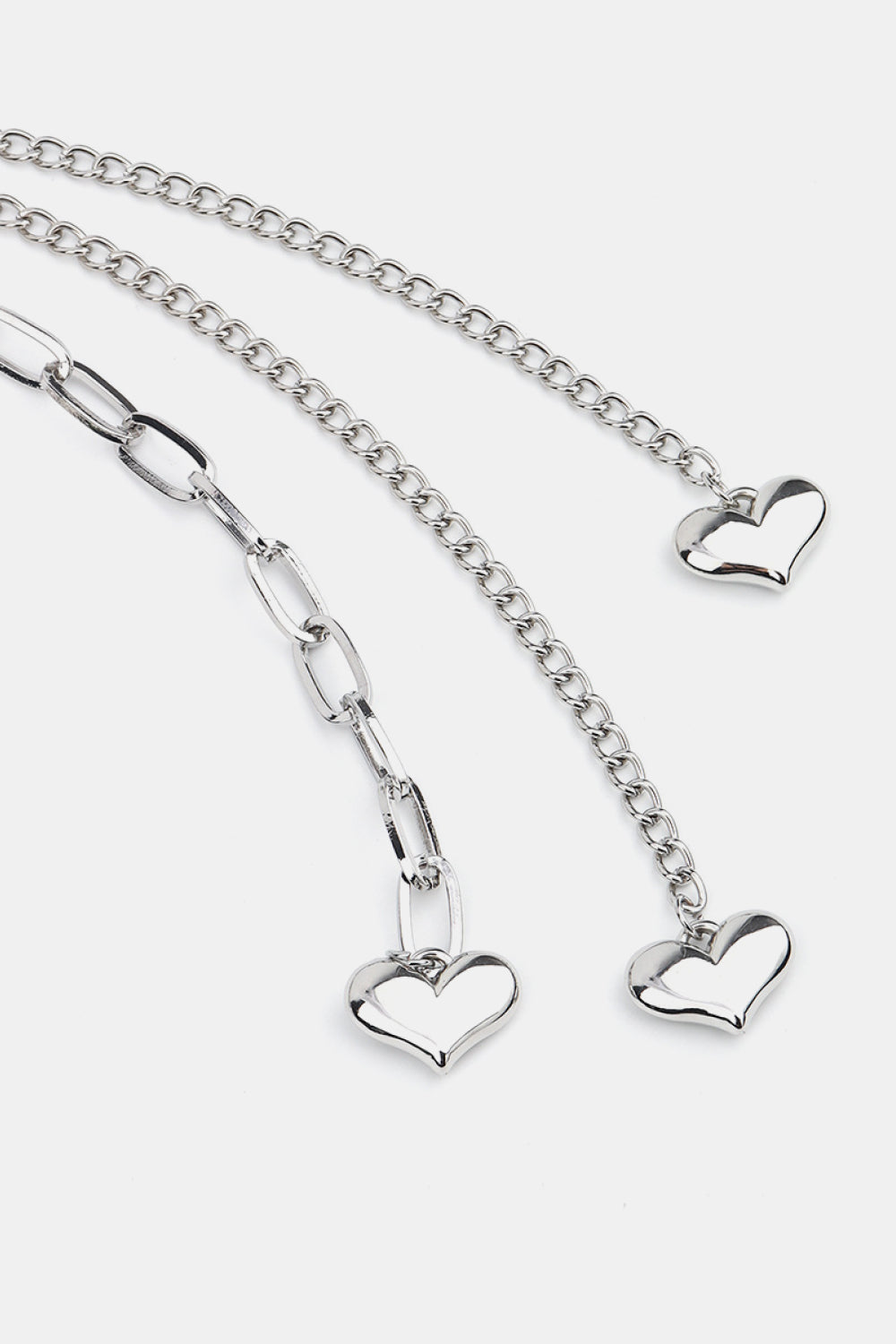 BeyondBeautiful CCB Bead Heart Charm Belt