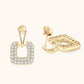 1.68 Carat Moissanite 925 Sterling Silver Drop Earrings