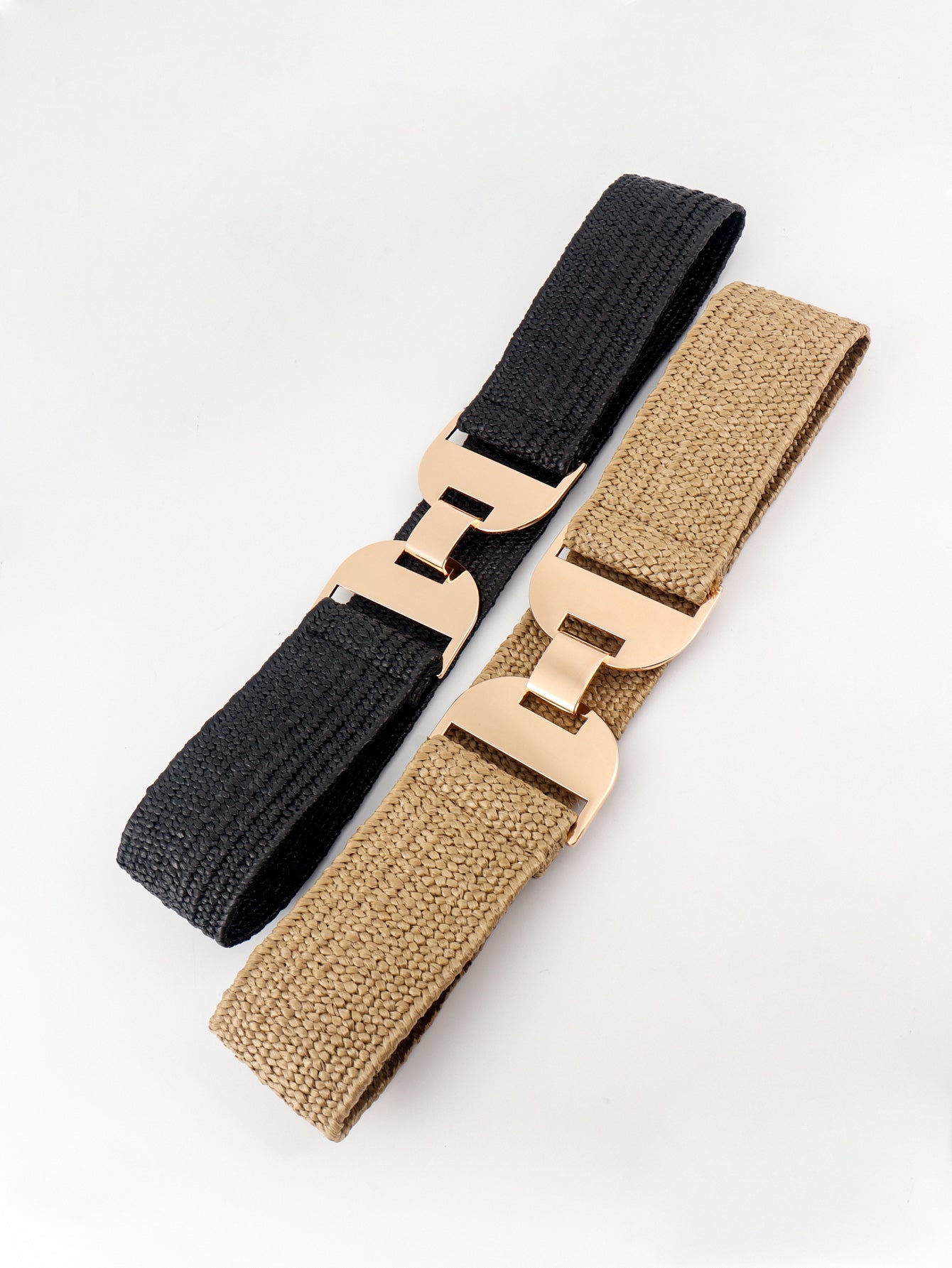 Women's Alloy Buckle Elastic Belt