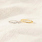 925 Sterling Silver Inlaid Zircon Ring