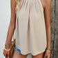 Ruched Grecian Neck Tank