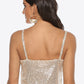 Women's Sequin Cropped Cami