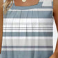 SALTYMIND Full Size Printed Square Neck Curved Hem Tank