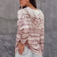 Sienna Full Size Tie Dye Long Sleeve Drawstring Hoodie