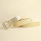 Glitter PU Leather Belt