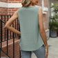 Full Size Eyelet Square Neck Tank