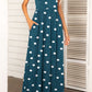 Women's Full Size Valencia Round Neck Sleeveless Maxi Dress with Pockets