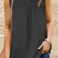 ROSE&THORN Full Size Smocked Tie Back Frill Trim Tank
