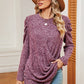 Round Neck Puff Sleeve T-Shirt