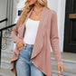 LakenLea Full Size Open Front Long Sleeve Cardigan