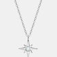 Moissanite North Star Pendant 925 Sterling Silver Necklace