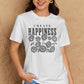 Simply Love Full Size CREATE HAPPINESS Graphic Cotton T-Shirt