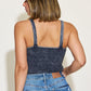 Zenana Ribbed Washed Square Neck Tank - Brand Zenana