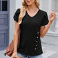 V-Neck Short Sleeve T-Shirt