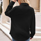Collared Neck Dropped Shoulder Shirt