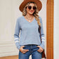 Full Size V-Neck Long Sleeve T-Shirt