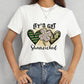 Lucky Clover Round Neck Short Sleeve T-Shirt