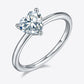 1 Carat Moissanite 925 Sterling Silver Solitaire Ring 💜