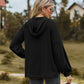 Full Size Cable-Knit Dropped Shoulder Hoodie