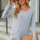 Round Neck Long Sleeve T-Shirt