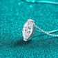 1 Carat Moissanite 925 Sterling Silver Necklace 💜