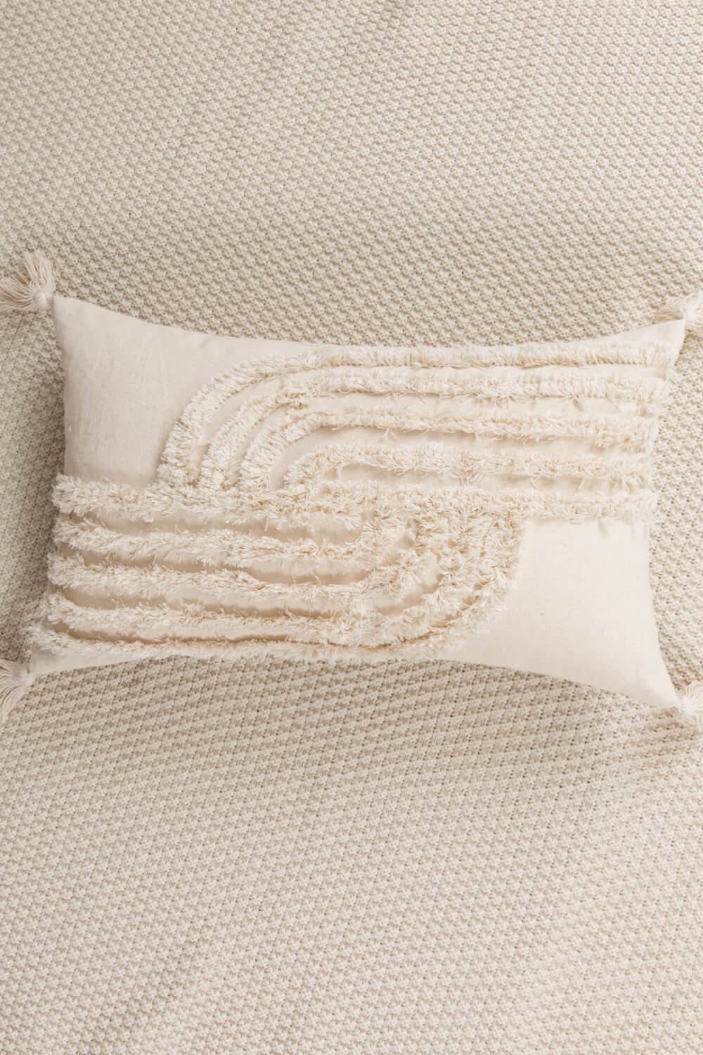 Stunning Assorted Fringe Swirl Trim Decorative Throw Pillow Case