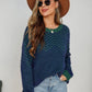 Round Neck Long Sleeve Sweater