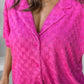 Button Up Dropped Shoulder Shirt