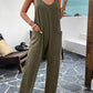 Pocketed Spaghetti Strap Overalls