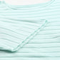 Round Neck Exposed Seams Pullover Sweater