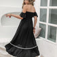 High-Low Off-Shoulder Dress