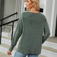 Full Size V-Neck Long Sleeve T-Shirt