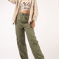 VERY J Drawstring Woven Parachute Joggers