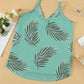 Printed Surplice Spaghetti Strap Cami