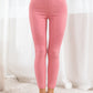 QUINN AMIR Ribbed Detail Leggings