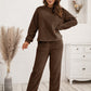 Vixen Teddy Long Sleeve Top and Pants Lounge Set