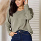 Culture Code Full Size V-Neck Long Sleeve T-Shirt