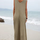 Full Size Wide Strap Jumpsuit with Pockets