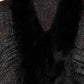 Open Front Fringe Hem Poncho