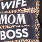Simply Love WIFE MOM BOSS Leopard Graphic T-Shirt