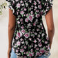 Printed Round Neck Short Sleeve T-Shirt
