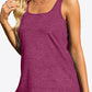 CHICbabe Full Size Curved Hem Square Neck Tank