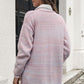 Striped Open Front Longline Cardigan