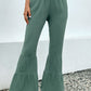 Long Flare Pants with Pocket